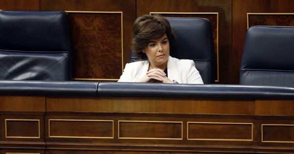 Foto: La vicepresidenta del Gobierno, Soraya Sáez de Santamaría. (EFE)