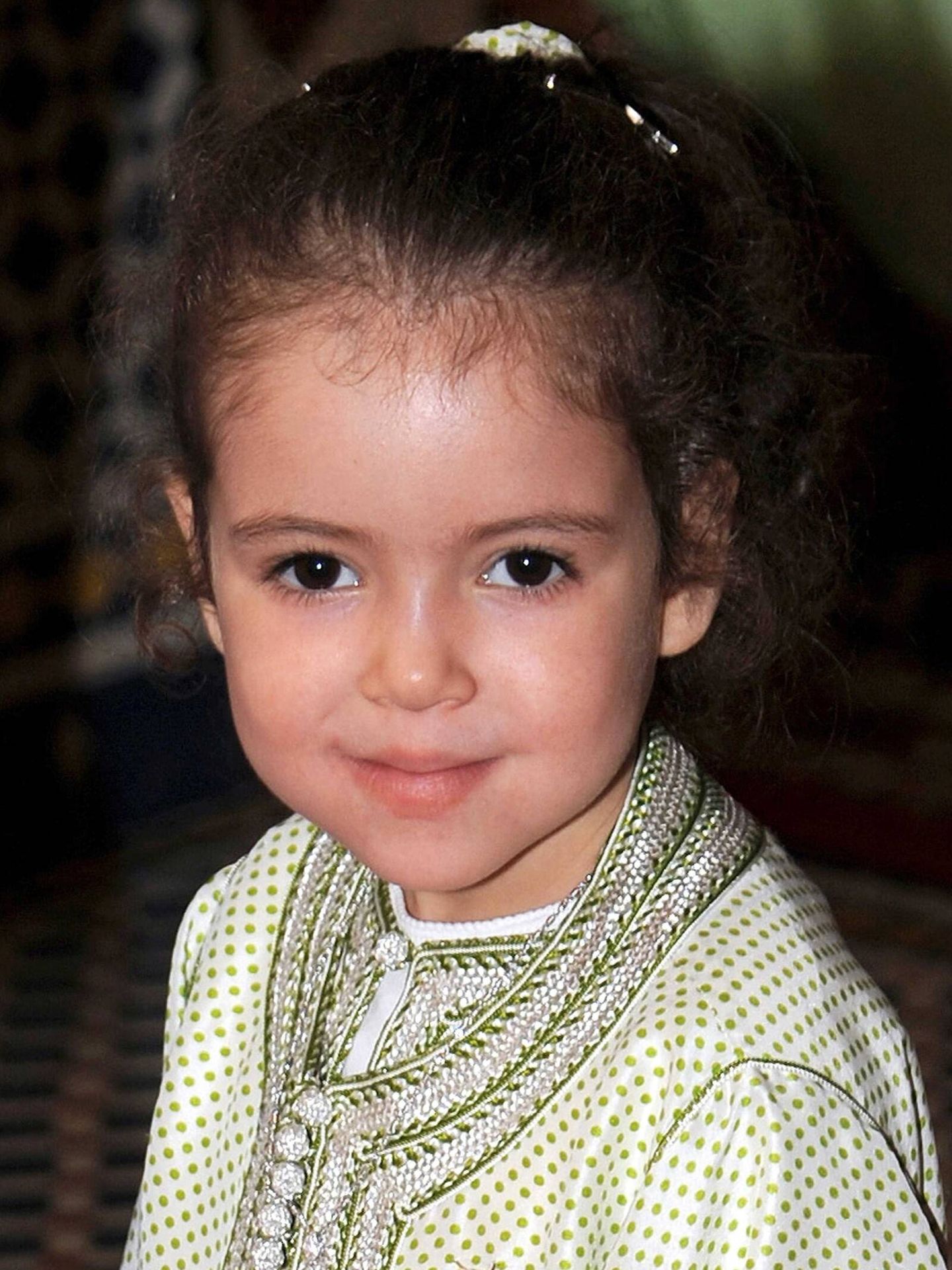 Lalla Khadija cuando cumplió 3 años. (CP)