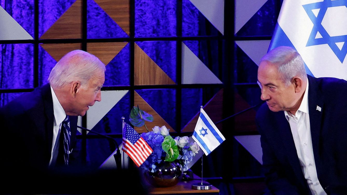 Foto: Joe Biden y Benjamín Netanyahu en una imagen de archivo. (Reuters/Evelyn Hockstein)