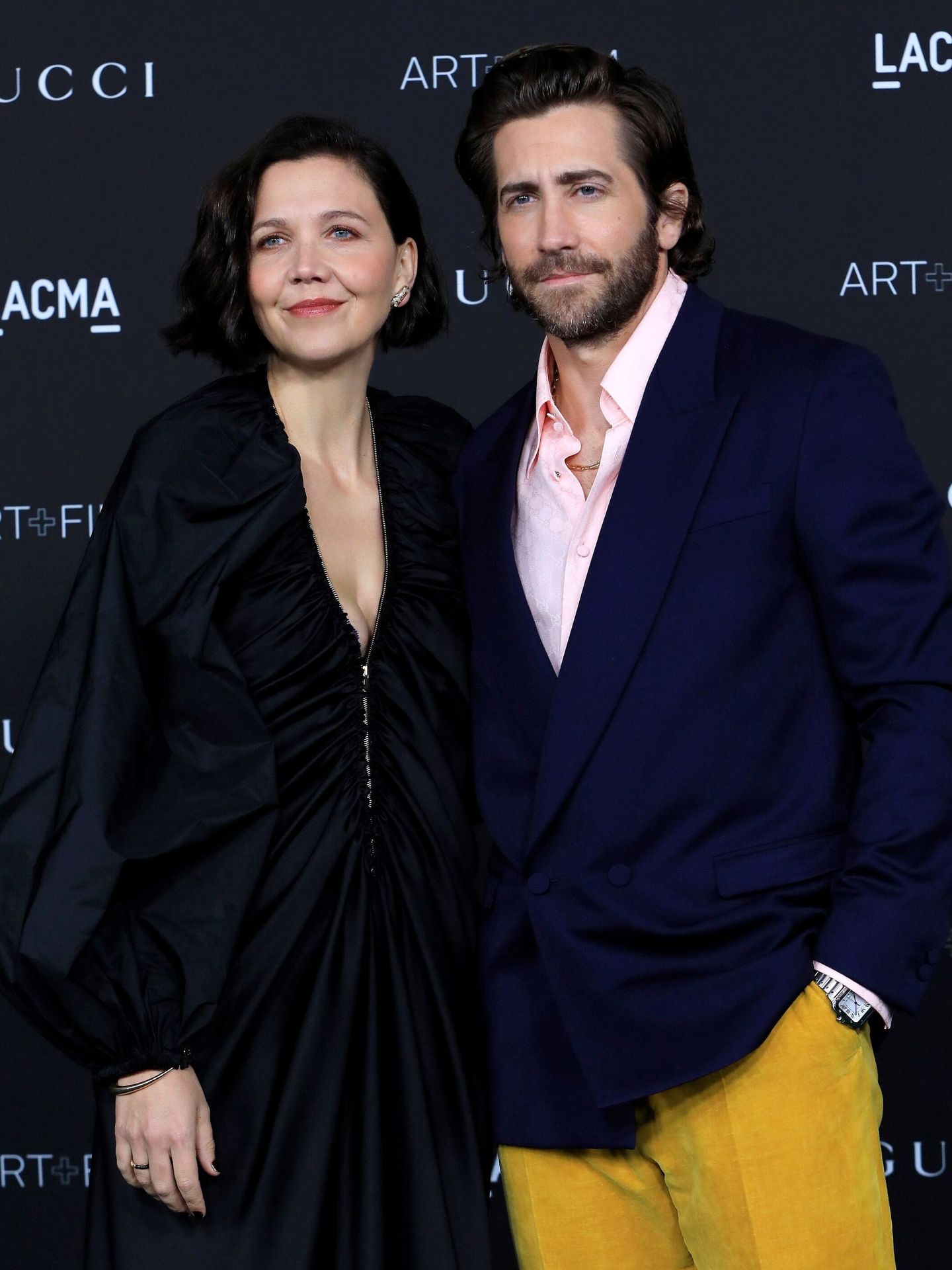 Maggie Gyllenhaal y Jake Gyllenhaal, en la LACMA Art + Film Gala. (EFE/Prommer)