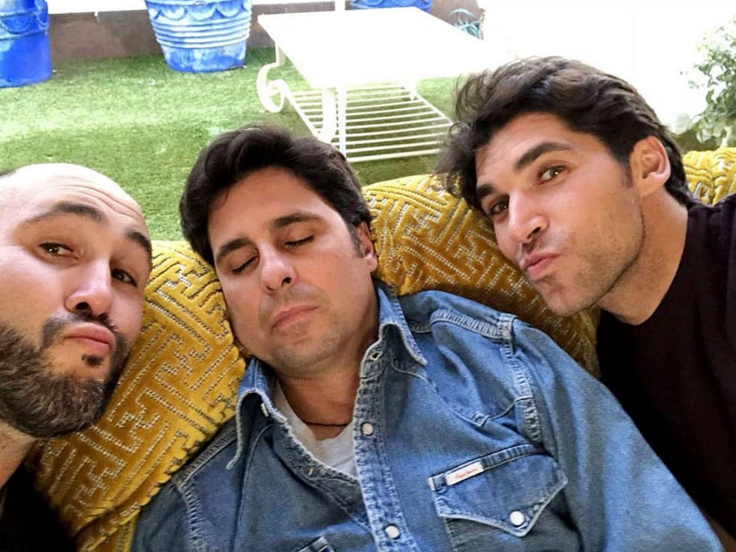 Los hermanos Rivera (Kiko, Fran y Cayetano) en una imagen de Instagram. 