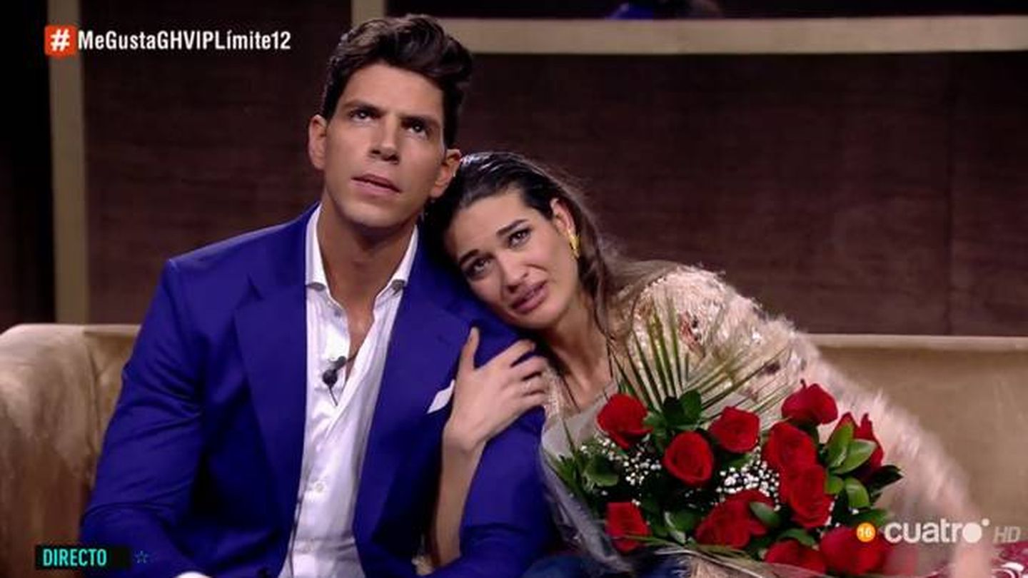 Diego y Estela, en 'GH VIP 7'. (Telecinco)
