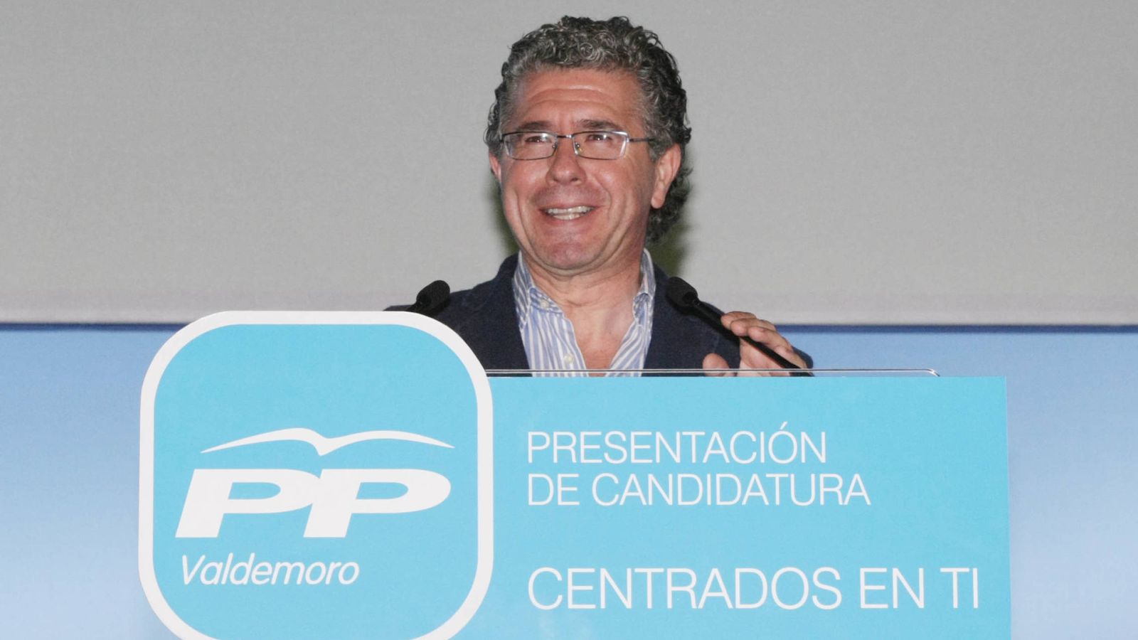 Foto: Francisco Granados, en un acto electoral en Valdemoro. (EFE)