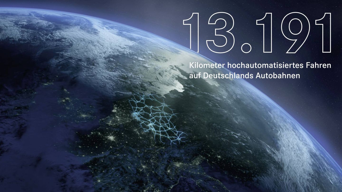 En la red alemana de autopistas ya hay 13.191 kilómetros preparados para admitir conducción autónoma total.