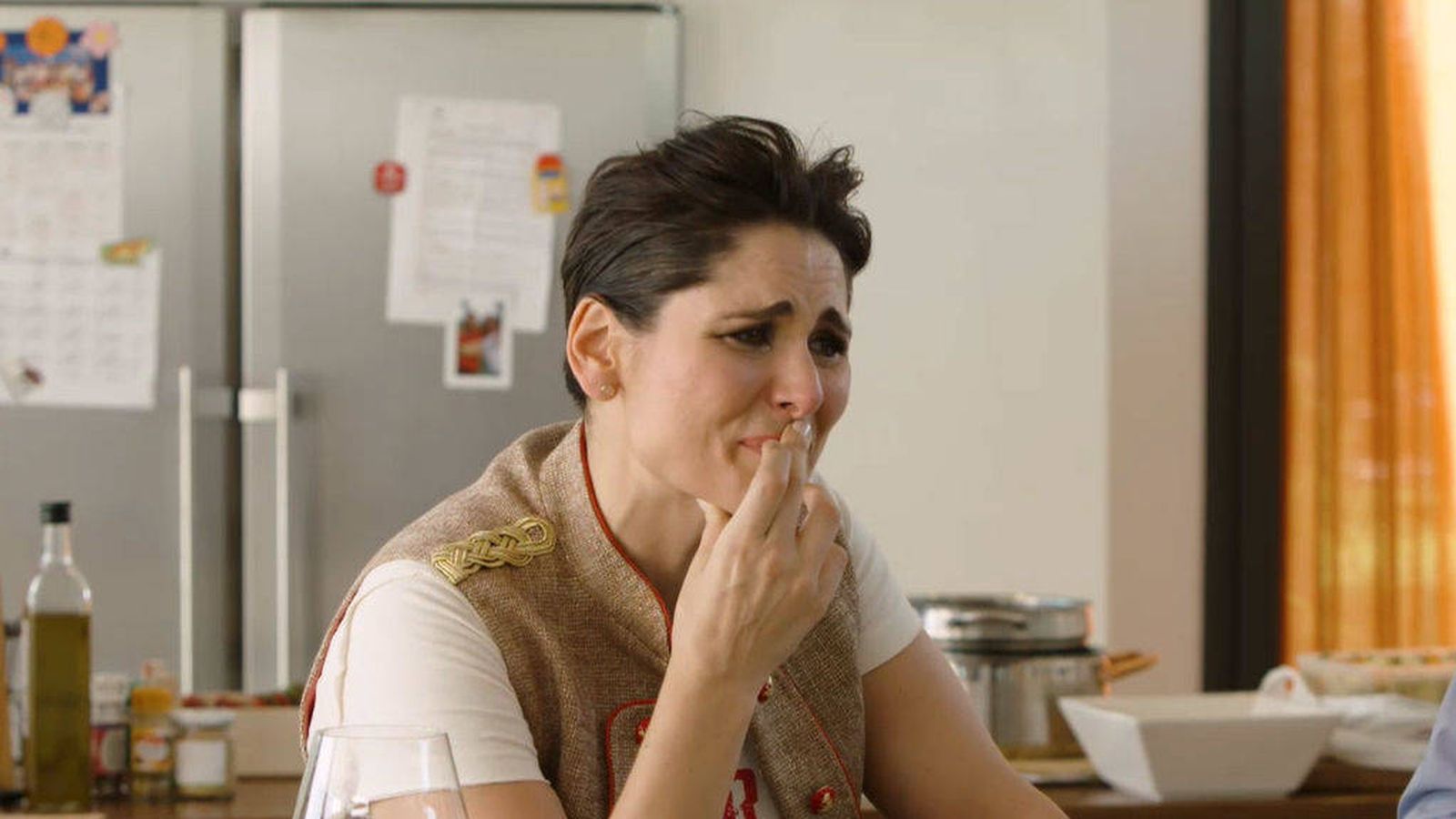 Foto: Rosa López llora al contar el episodio más duro de su carrera.