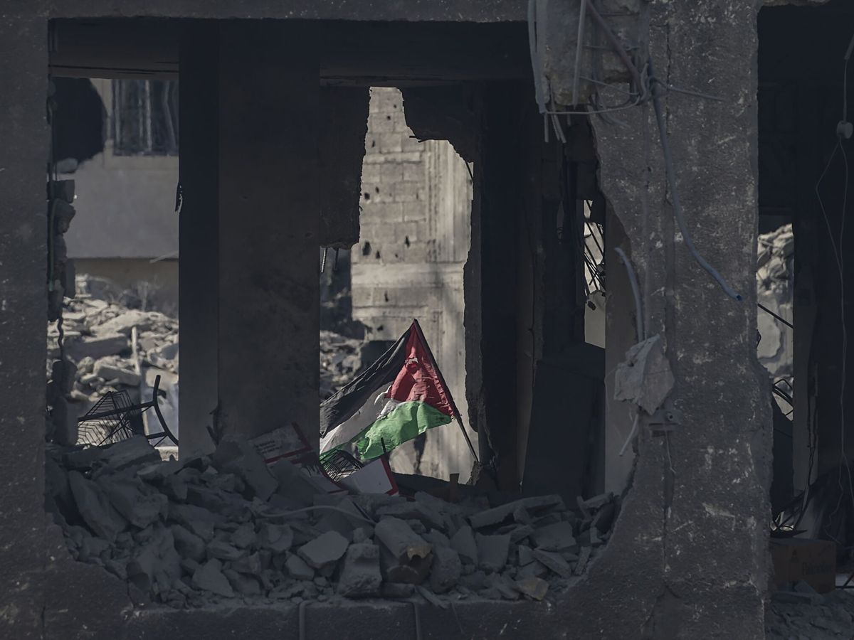 Foto: Ataques a Israel. (EFE/Mohammed Saber)