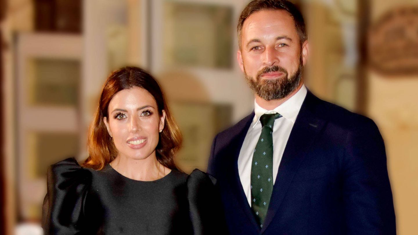 Lidia Bedman y Santiago Abascal en los Premios Princesa de Asturias. (Cordon Press)