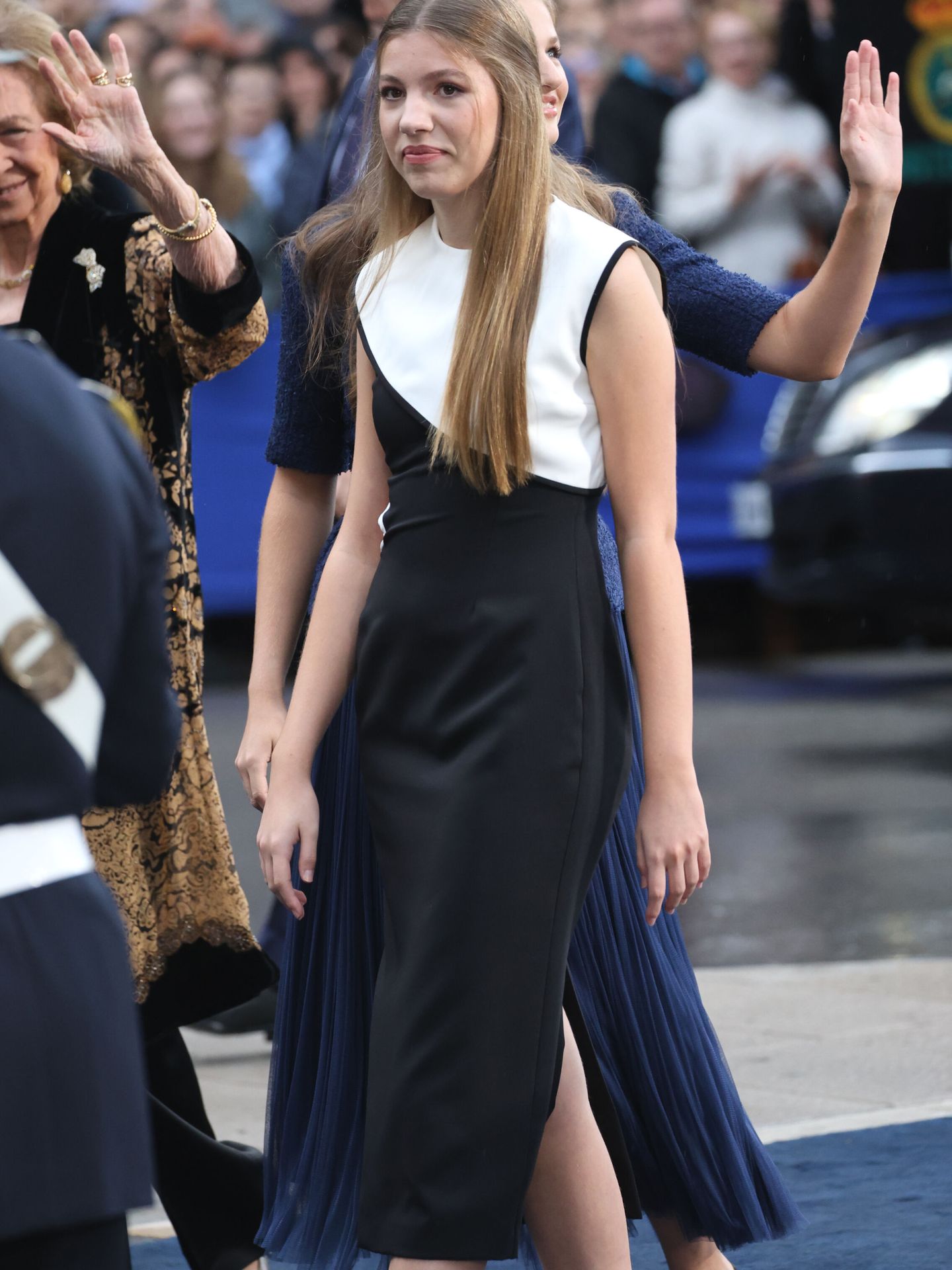 La Infanta Sofía a su llegada a la entrega de los Premios Princesa de Asturias 2023. (E
