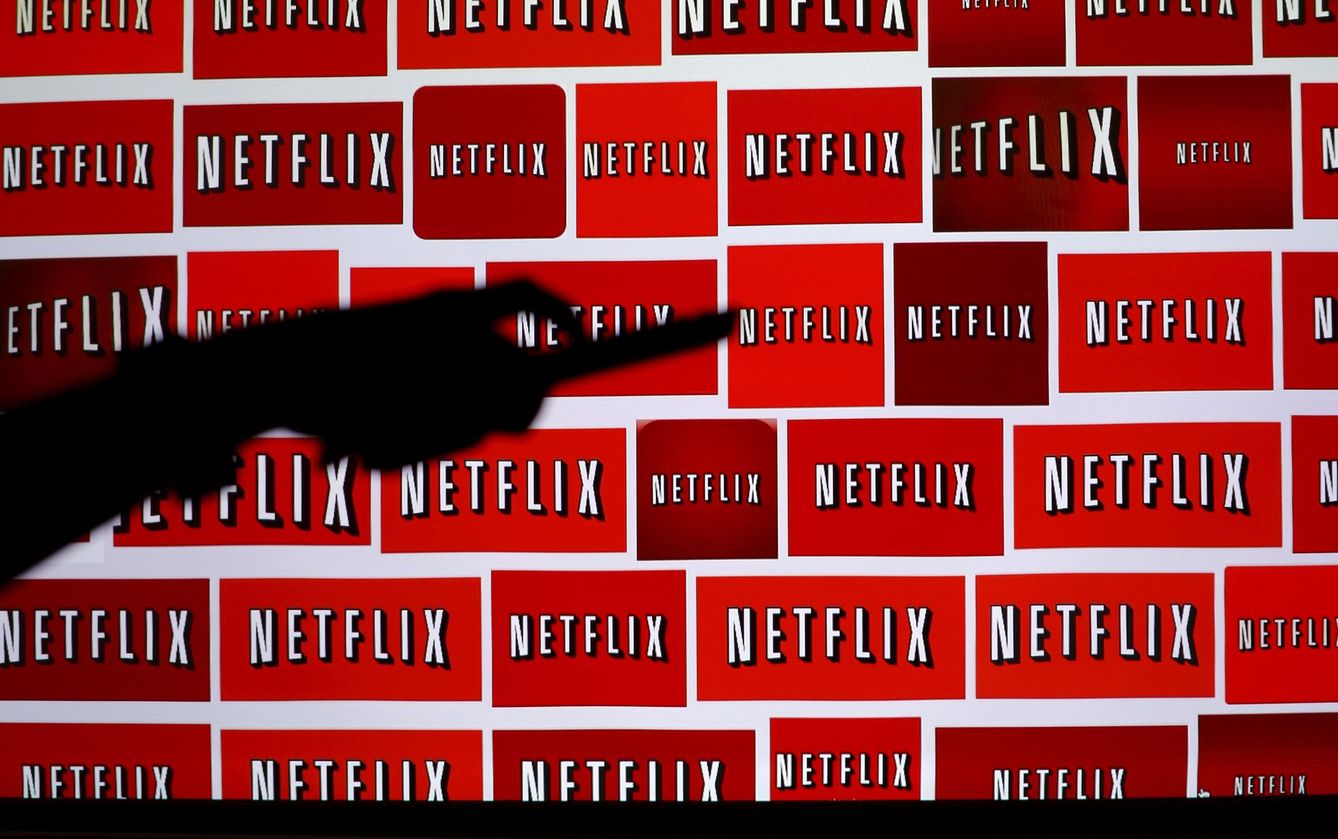 The Netflix logo is shown in this illustration photograph in Encinitas, California October 14, 2014.   REUTERS Mike Blake File Photo