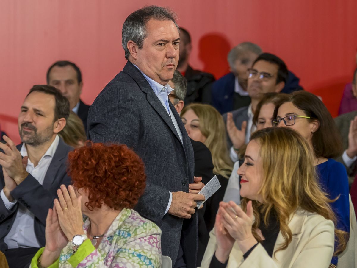 Foto: Juan Espadas, en el Comité Director del PSOE andaluz. (EFE/Raúl Caro)