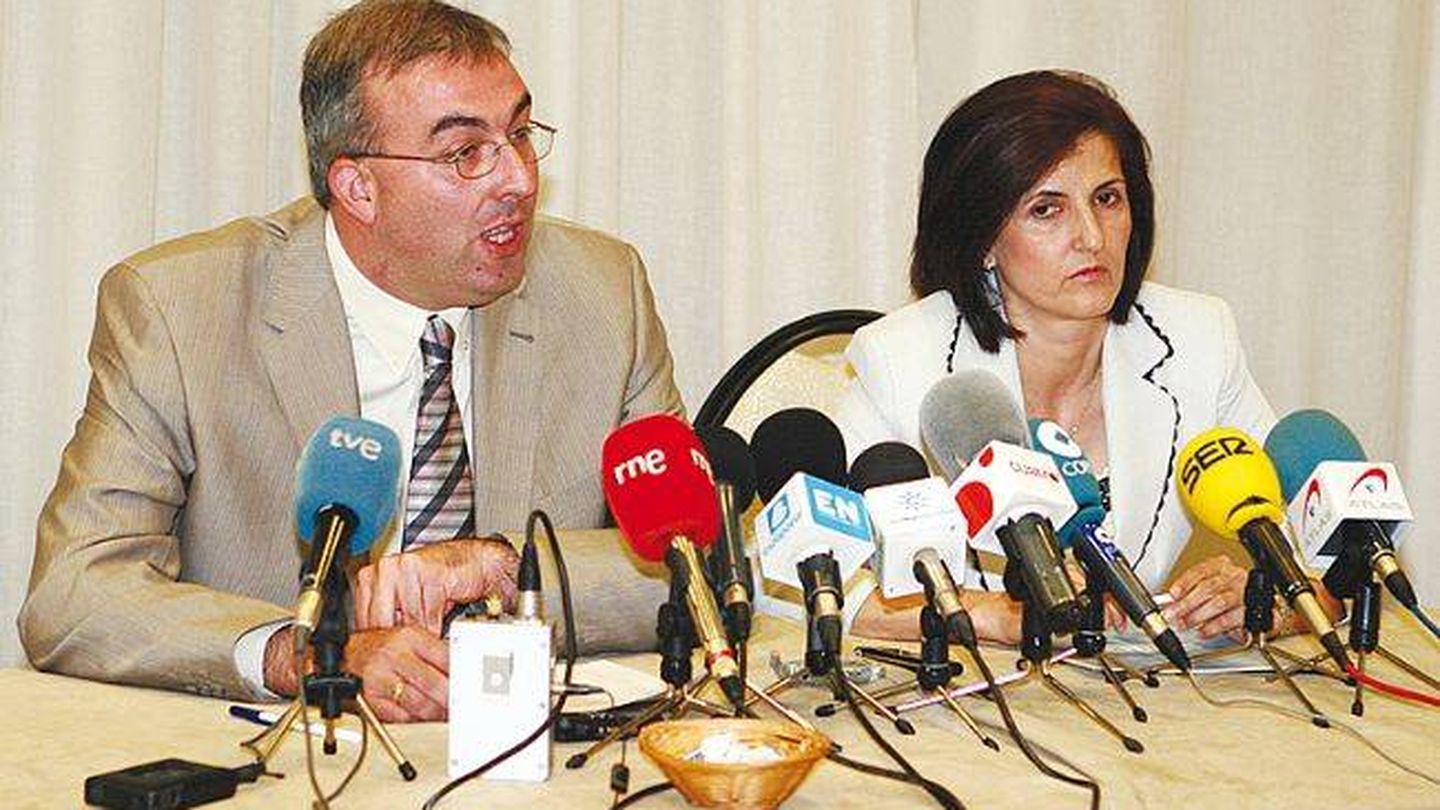 Imagen de los denunciantes Cristina Rodríguez y David Valadez en 2008.