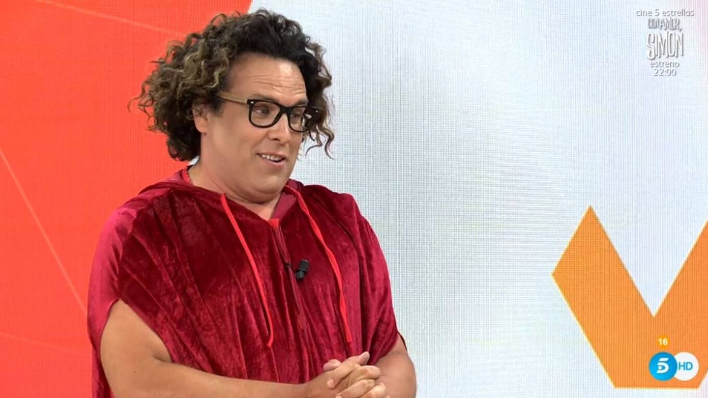 Torito, en el último programa de Emma García. (Telecinco).