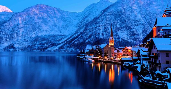 Foto: Imagen de Hallstatt, pueblo de Austria donde la agencia Snowmada te llevará este invierno.