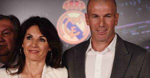 Foto:  Zinedine Zidane y su esposa. (Getty)