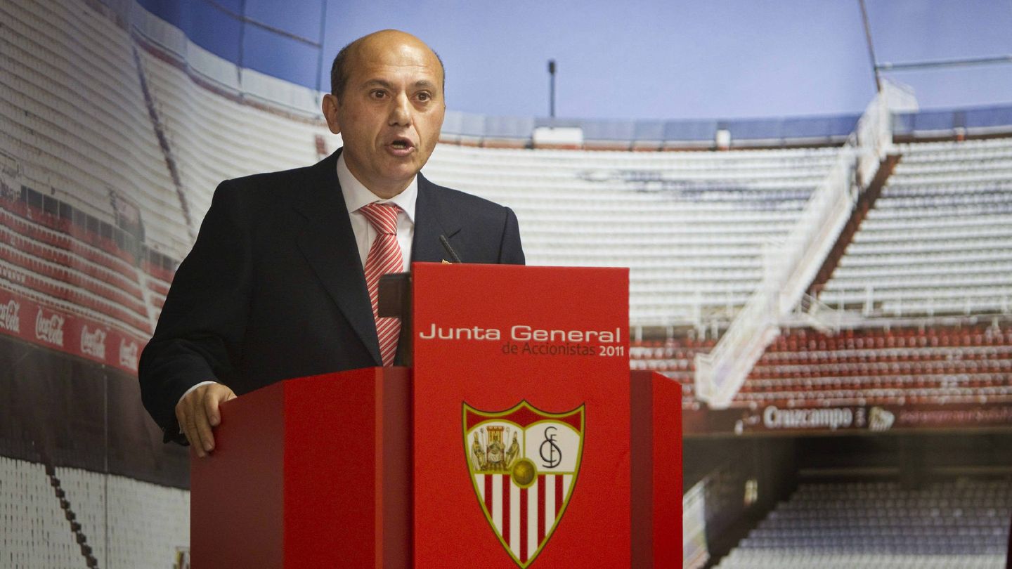 José María del Nido está ansioso por regresar al Sevilla. (EFE/José Manuel Vidal)