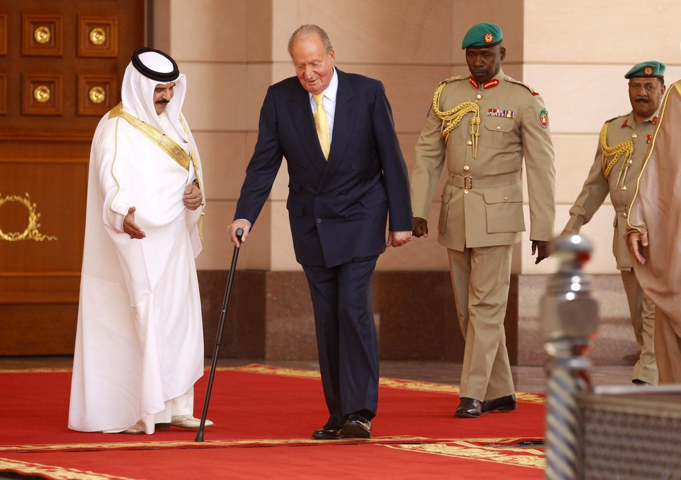 Foto: El rey Juan Carlos en su visita a Baréin a principios de mes. (Efe)