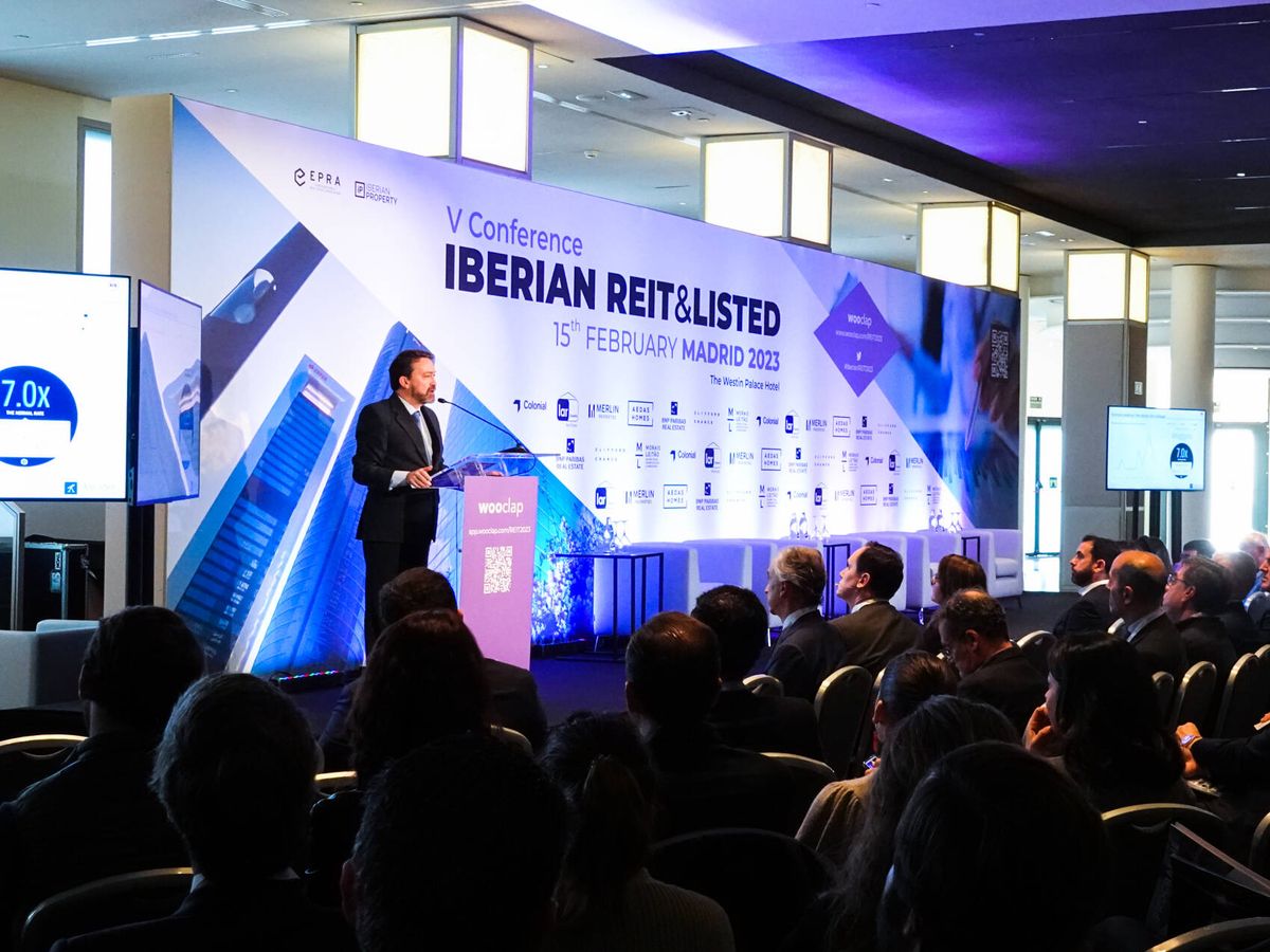 Foto: Edición de 2023 de Iberian Reit & Listed Conference. (Cedida)