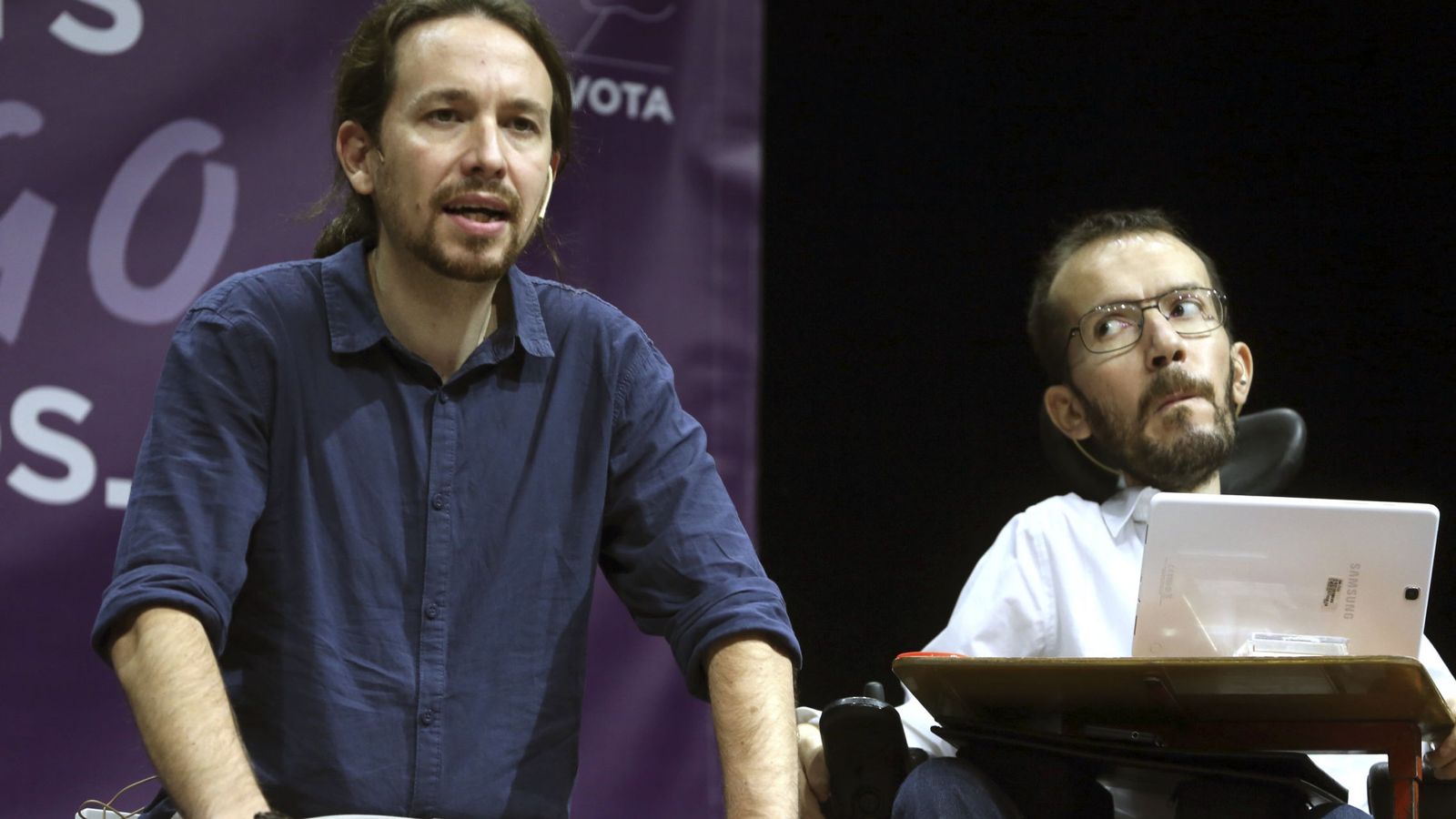 Foto: Pablo Iglesias y Pablo Echenique en una imagen de archivo. (EFE)
