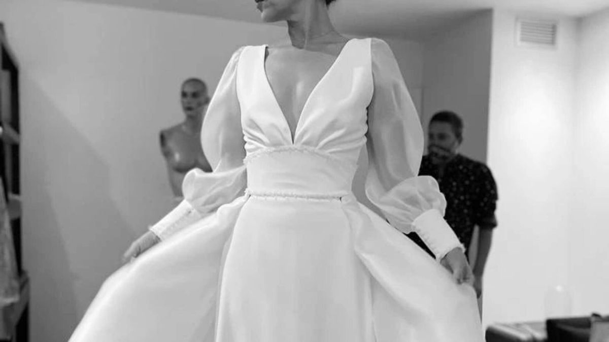 Chenoa comparte nuevas imágenes inéditas de su vestido de novia