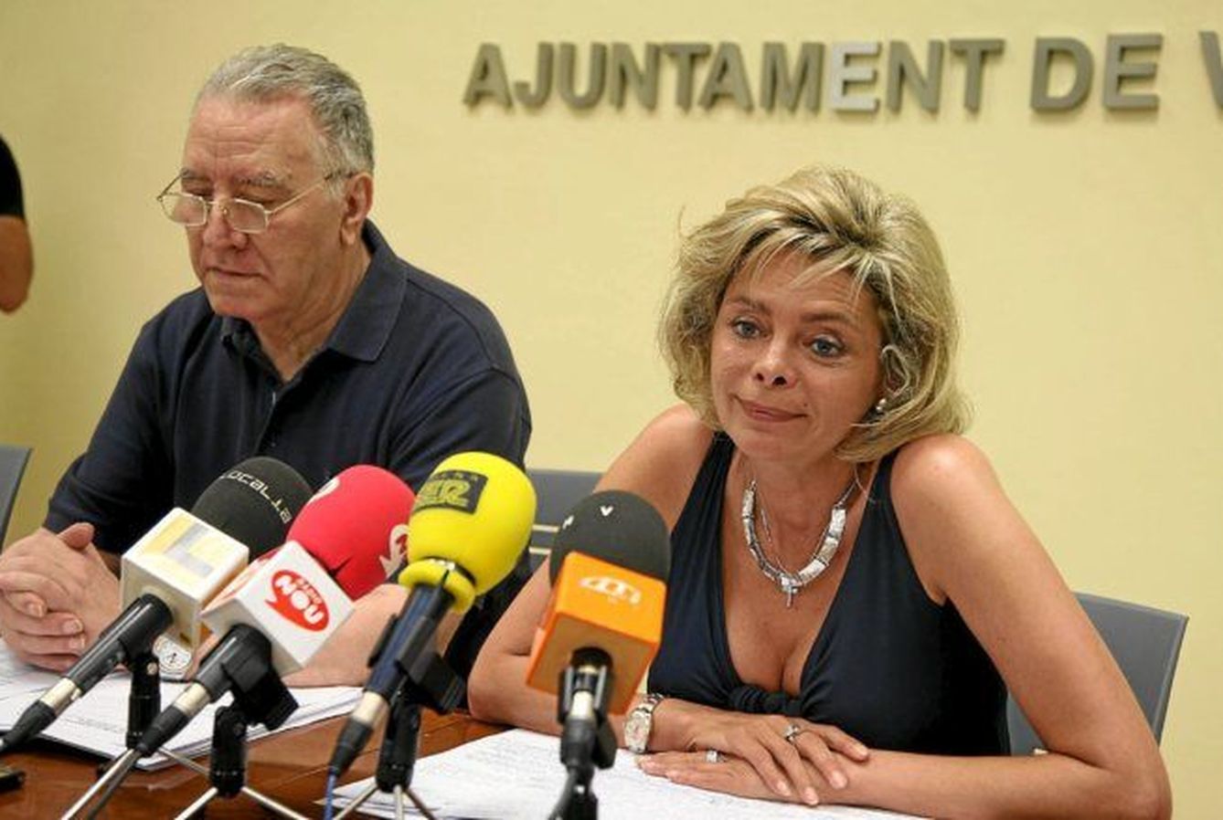 María José Alcón y Joan Ribó en una imagen de archivo (EFE)