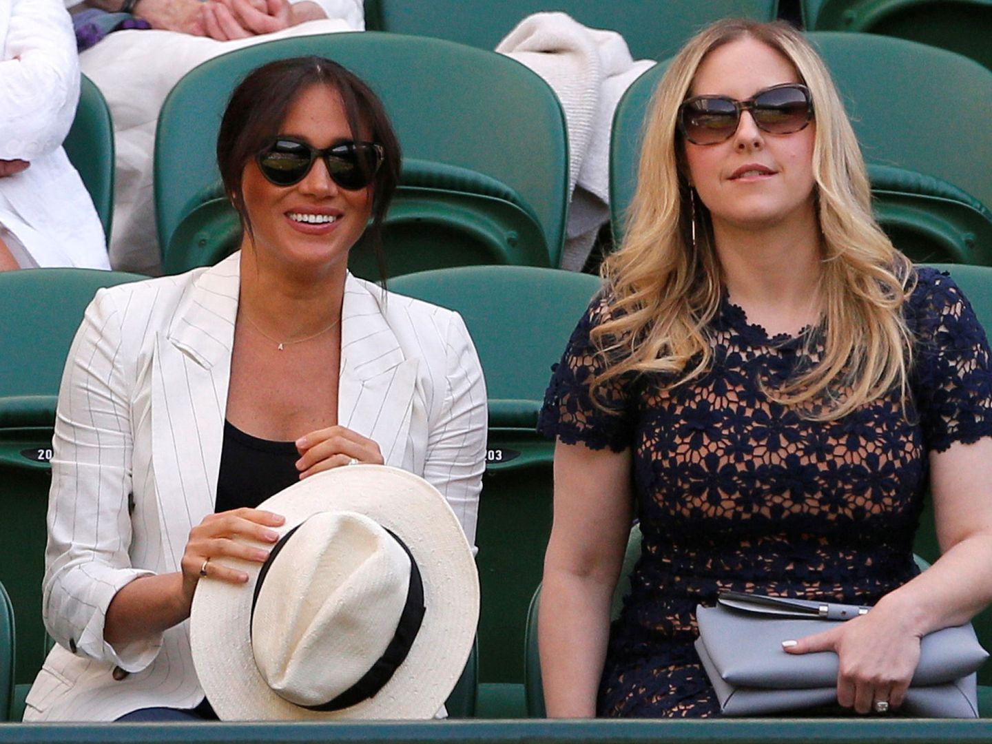 Meghan Markle, en Wimbledon. (Reuters)