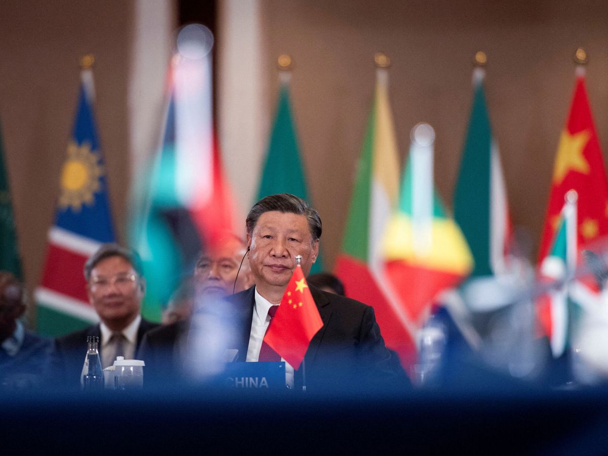 Foto: El presidente de China, Xi Jinping, en la última cumbre de los BRICS en Sudáfrica el pasado agosto. (Reuters/Pool/Alet Pretorius)