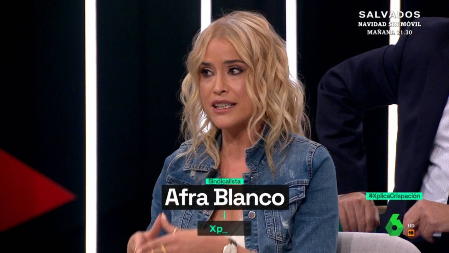 Afra Blanco, colaboradora de 'La Sexta Xplica'. (Atresmedia)