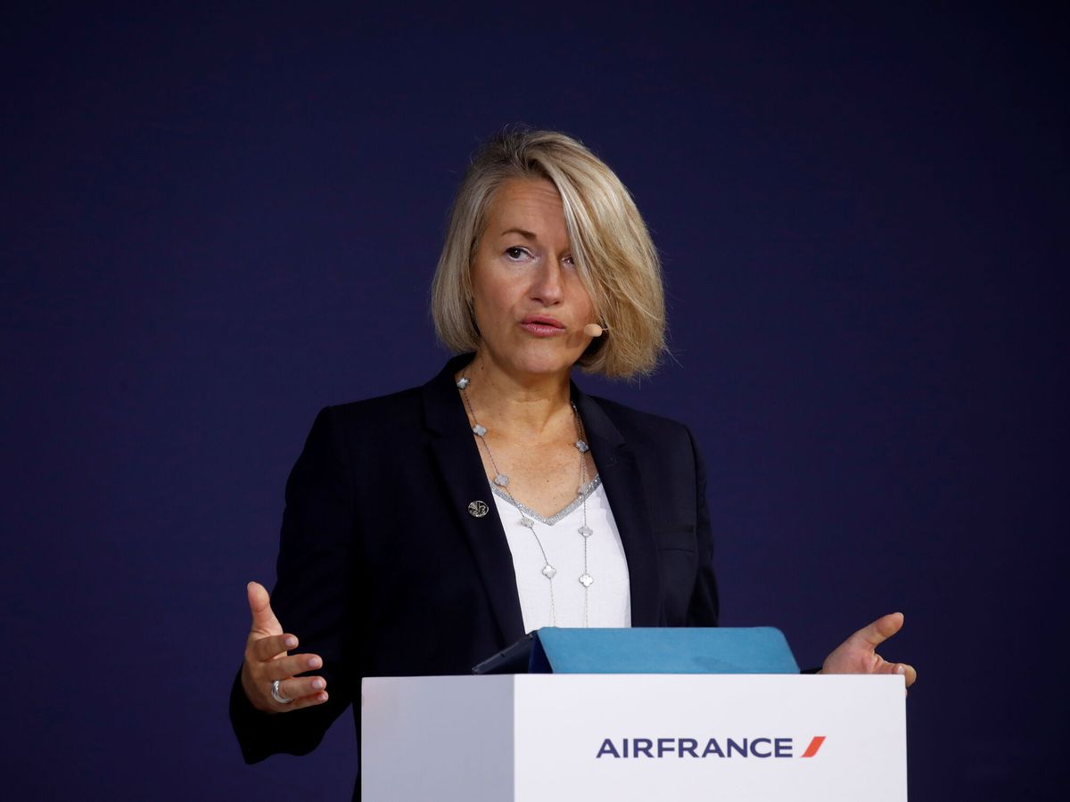 Foto: La CEO de Air France, Anne Rigail. (Reuters/Gonzalo Fuentes)