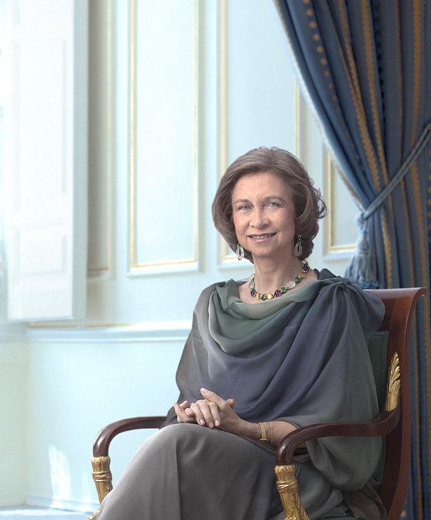 Foto: Retrato oficial de Doña Sofía (Casa Real)