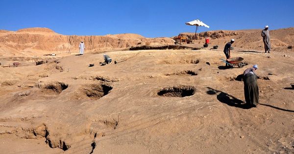 Foto: Excavaciones en Egipto. (EFE)