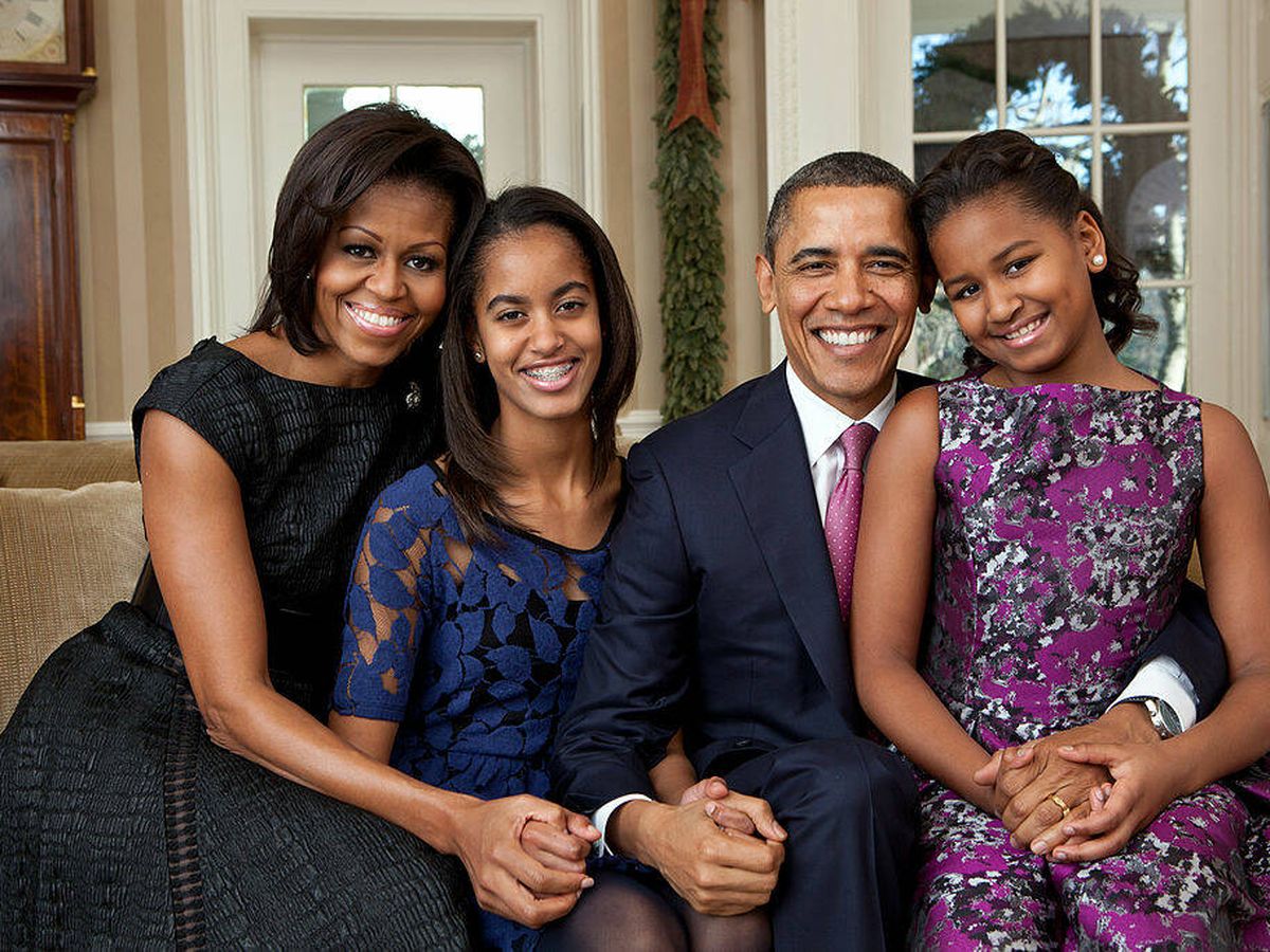 Foto: Un retrato de familia de los Obama. (Getty/Pete Souza)