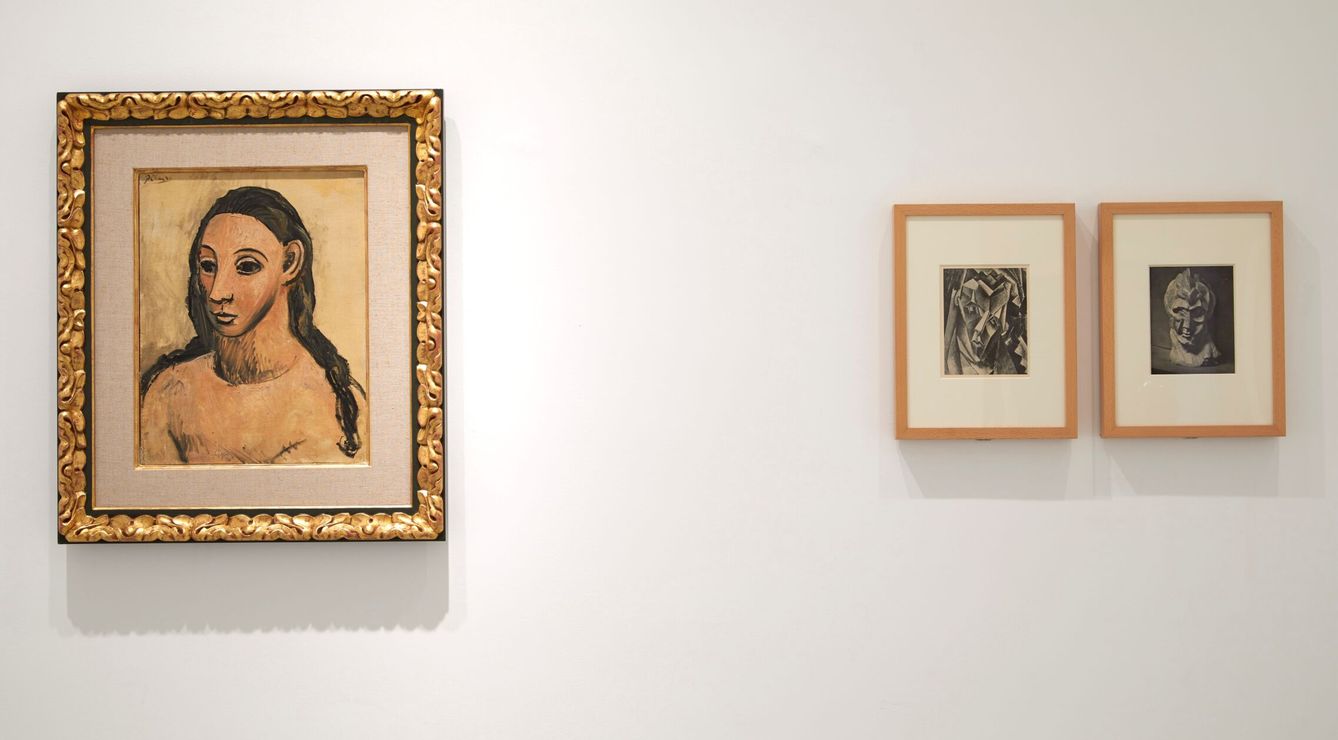 El 'Busto de mujer joven', de Picasso, que cuelga en el Reina Sofía. (EFE) 