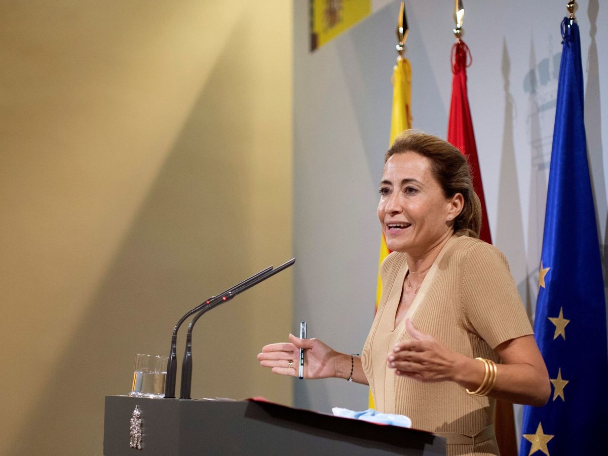 Foto: La ministra de Transportes, Movilidad y Agenda Urbana, Raquel Sánchez. (EFE)