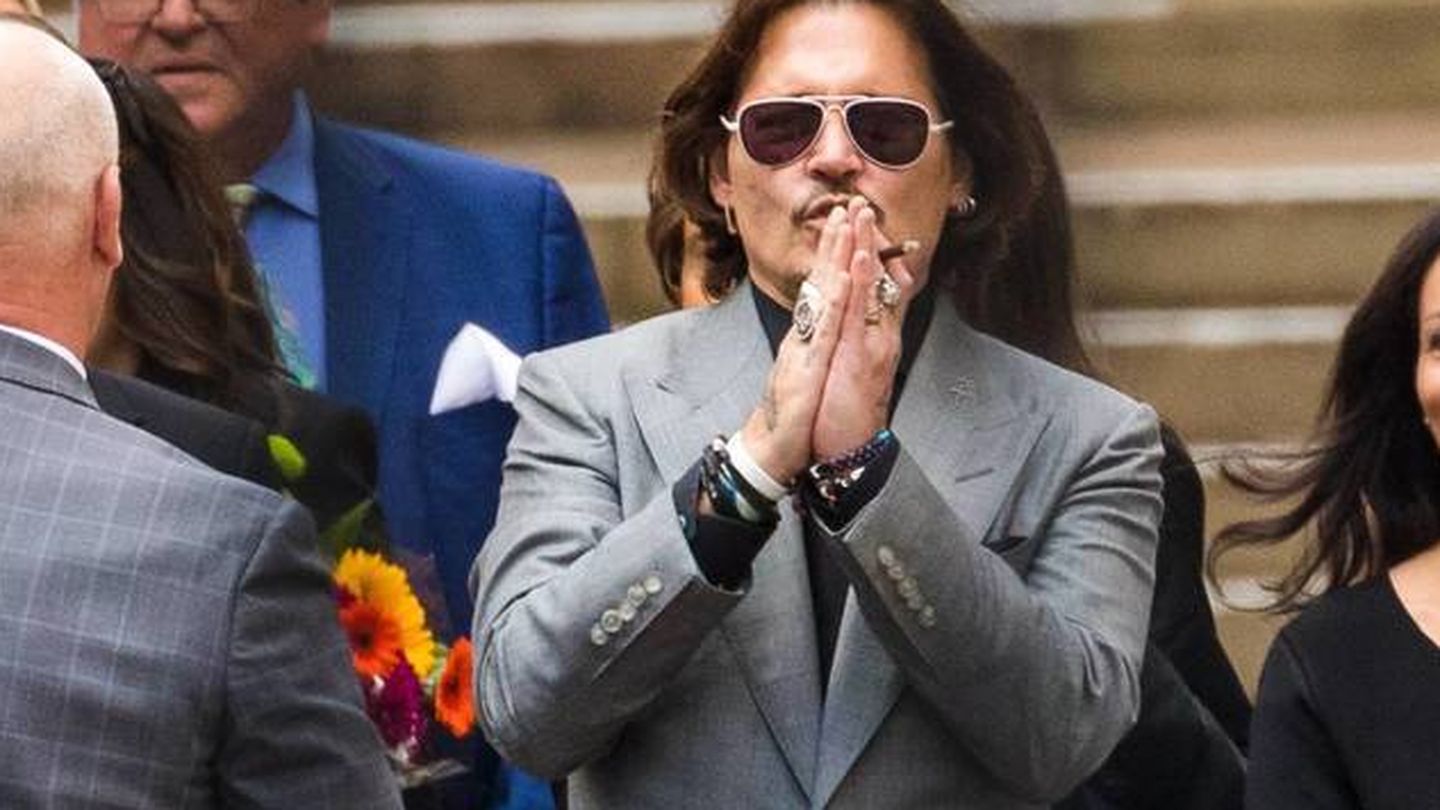  Johnny Depp, el último día del juicio. (EFE)