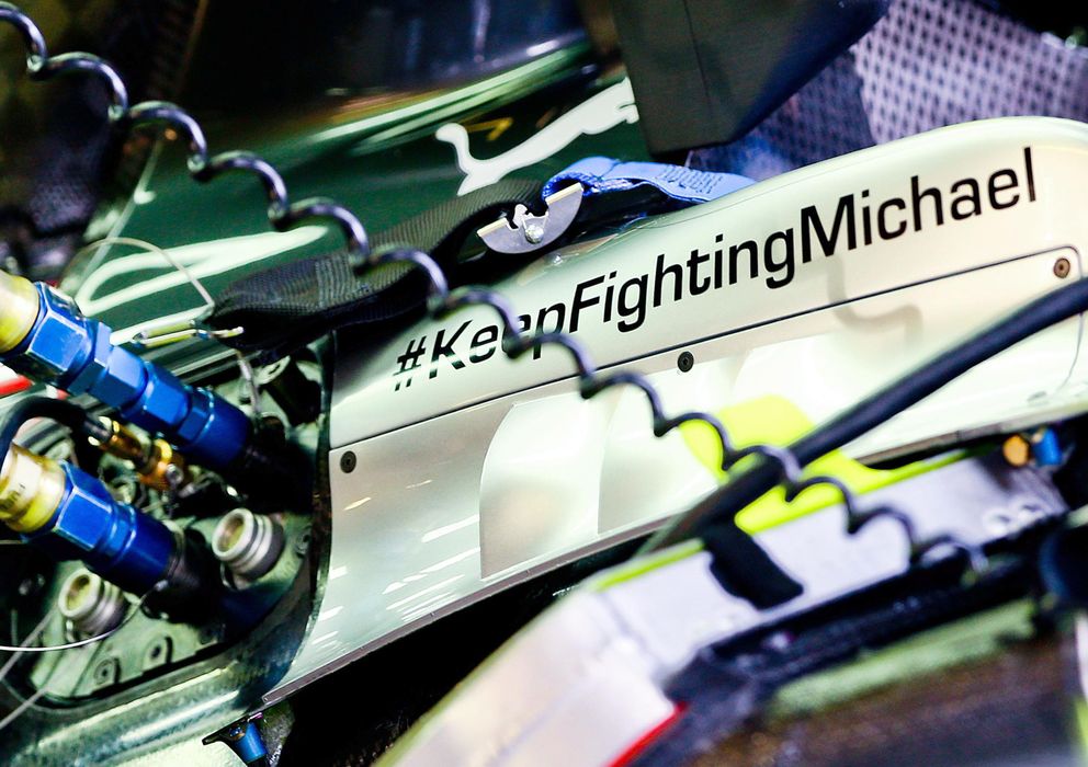 Foto: El chasis del equipo Mercedes, su última escudería, continúa empujando.