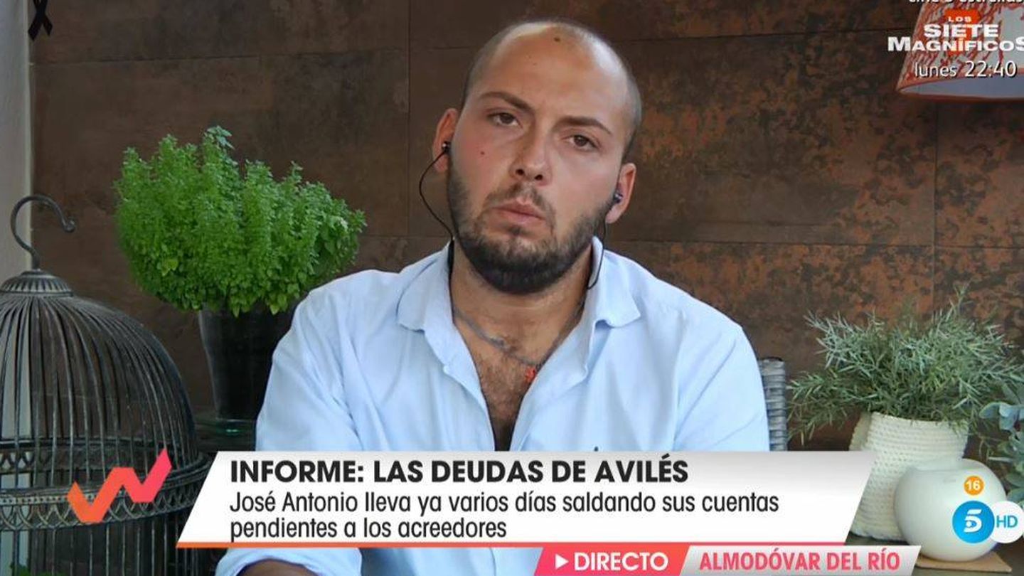 José Antonio Avilés, en 'Viva la vida'. (Telecinco)