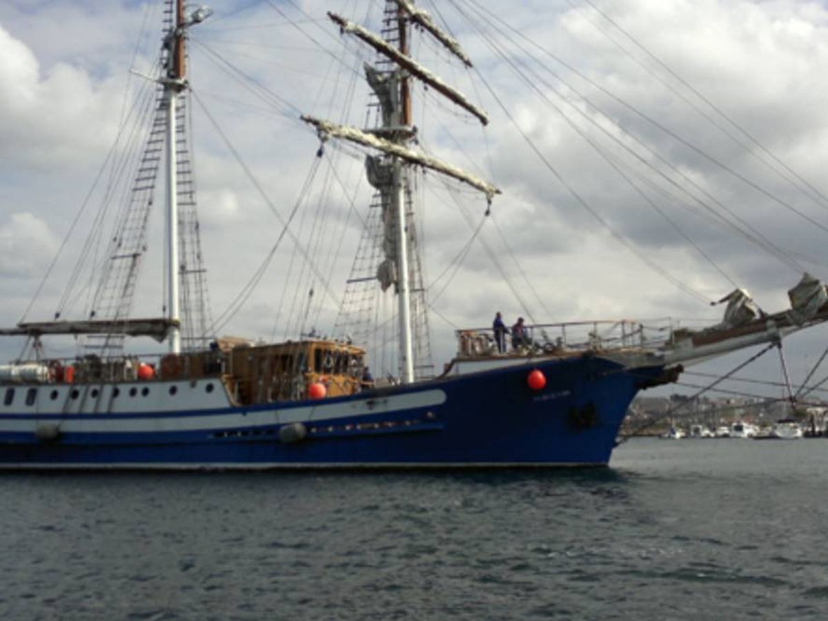 Foto: El buque Gure Izar, armado por la Fundación Aulamar que presidía Pedro Morenés. 