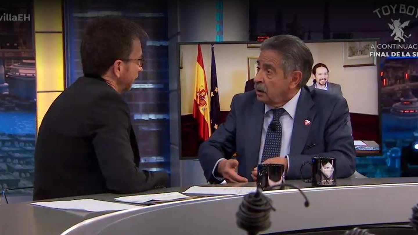 Pablo Motos y Miguel Ángel Revilla, en 'El hormiguero'. (Atresmedia)