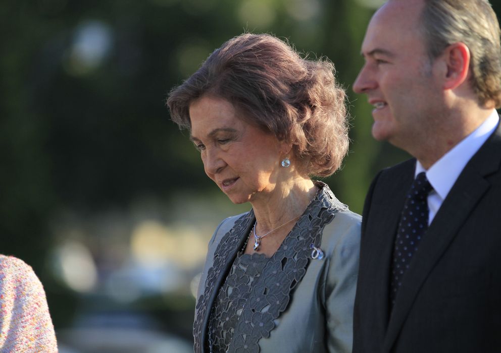 Foto: La Reina Sofía en una imagen de este verano (Gtres)