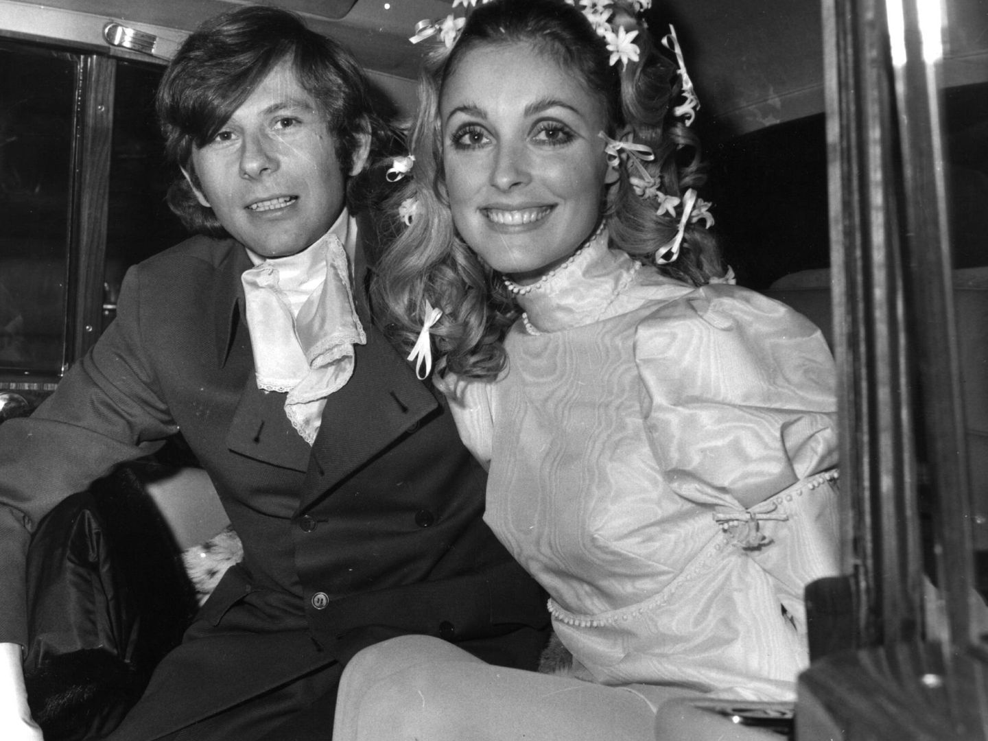Sharon Tate y Roman Polanski, el día de su boda. (Cordon Press)