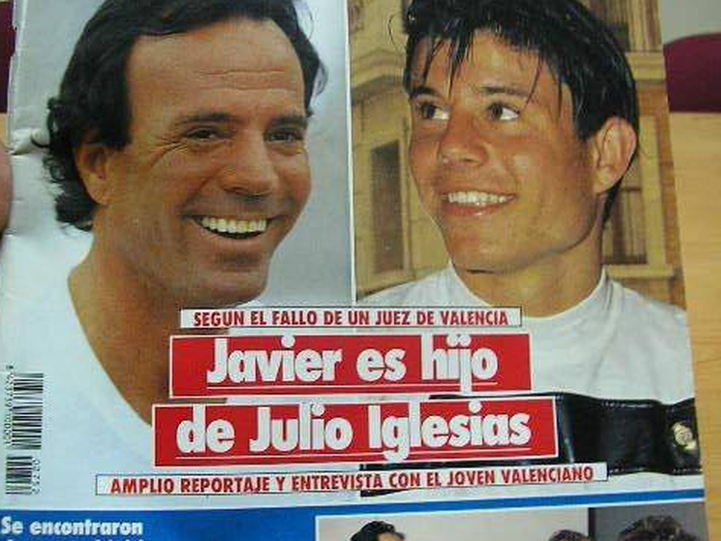 Javier Sánchez y Julio Iglesias en la portada de 'Semana'. 