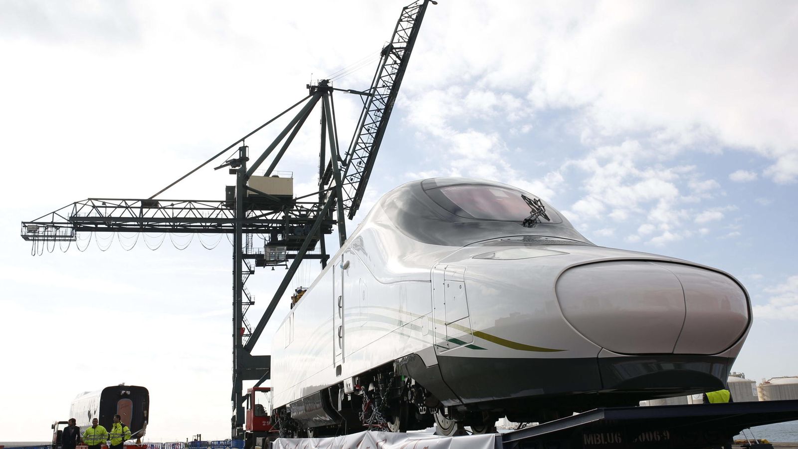 Foto: AVE Talgo fabricado para Arabia Saudí, conocido como el 'tren de los peregrinos'. (EFE)