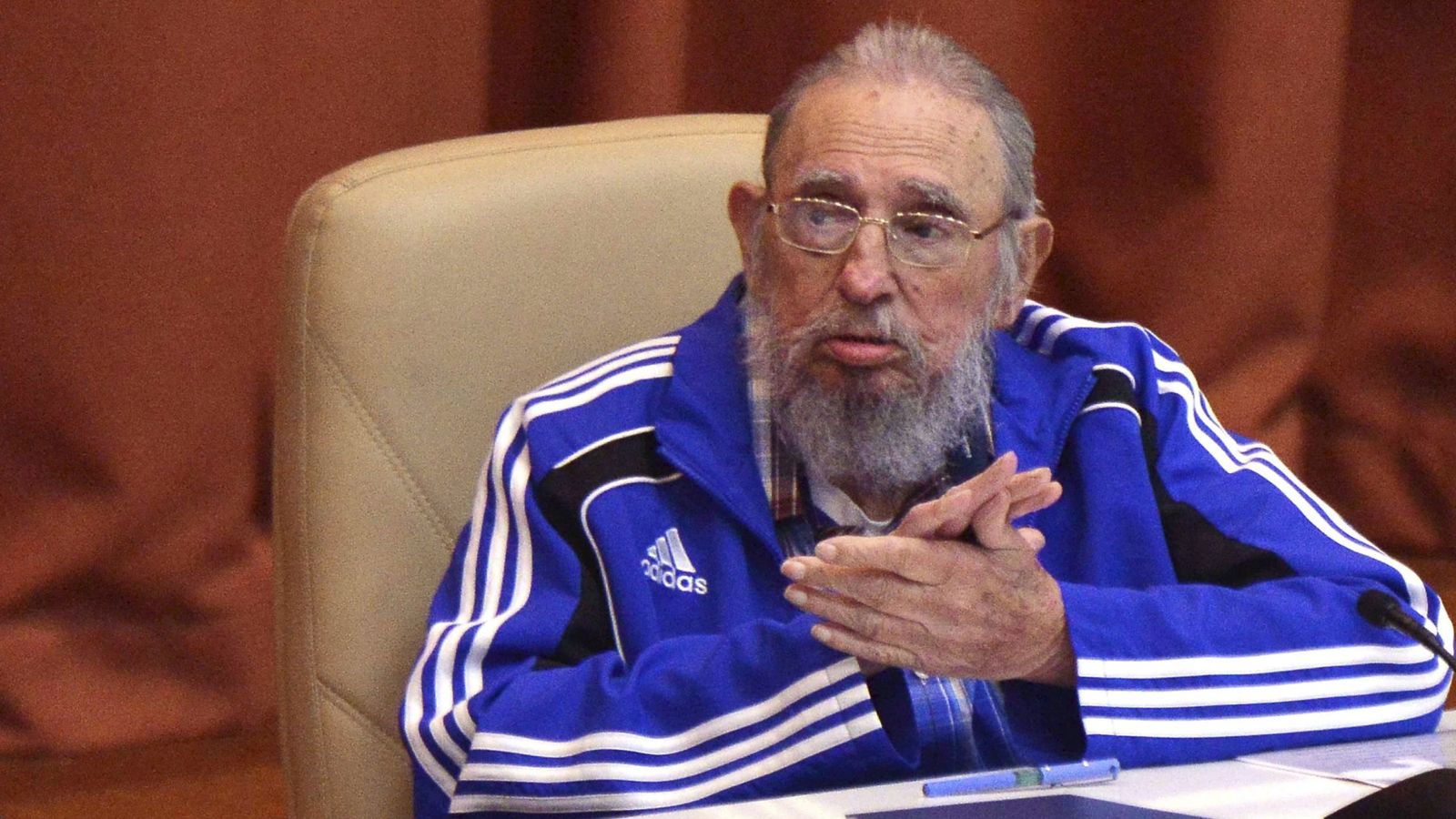 Foto: El expresidente cubano Fidel Castro, durante el congreso. (Reuters)