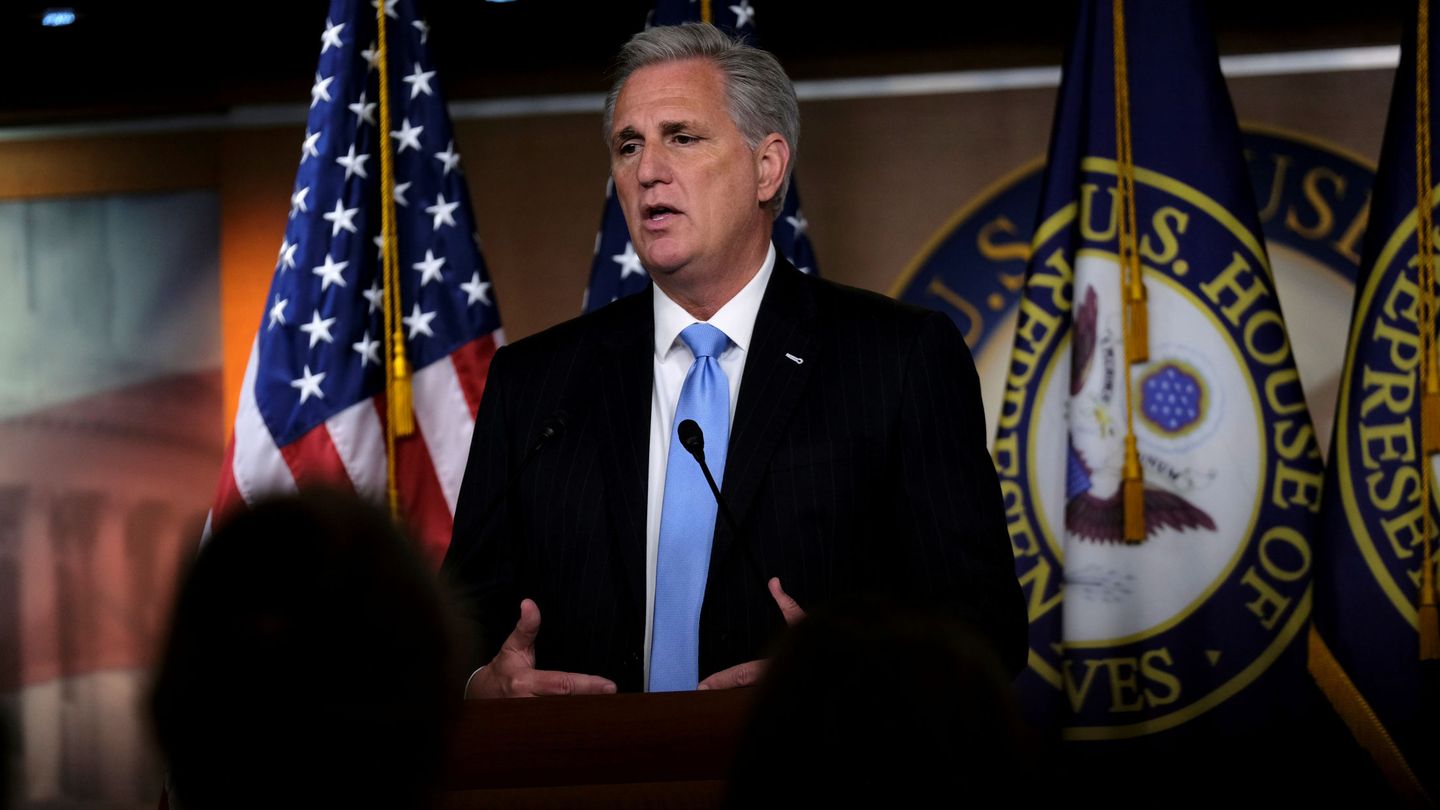El líder de los republicanos en la Cámara Baja, Kevin McCarthy. (Reuters)