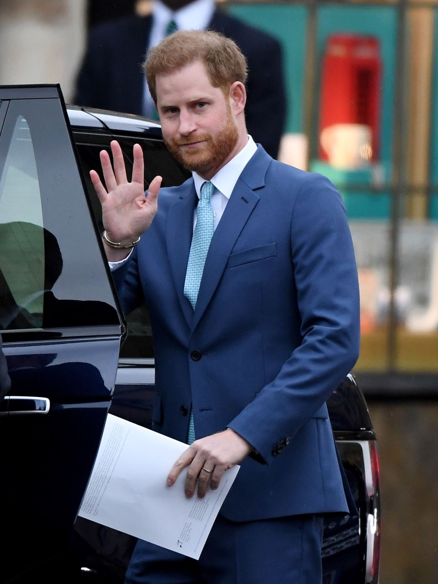 El príncipe Harry, en su último compromiso público en Londres. (EFE)