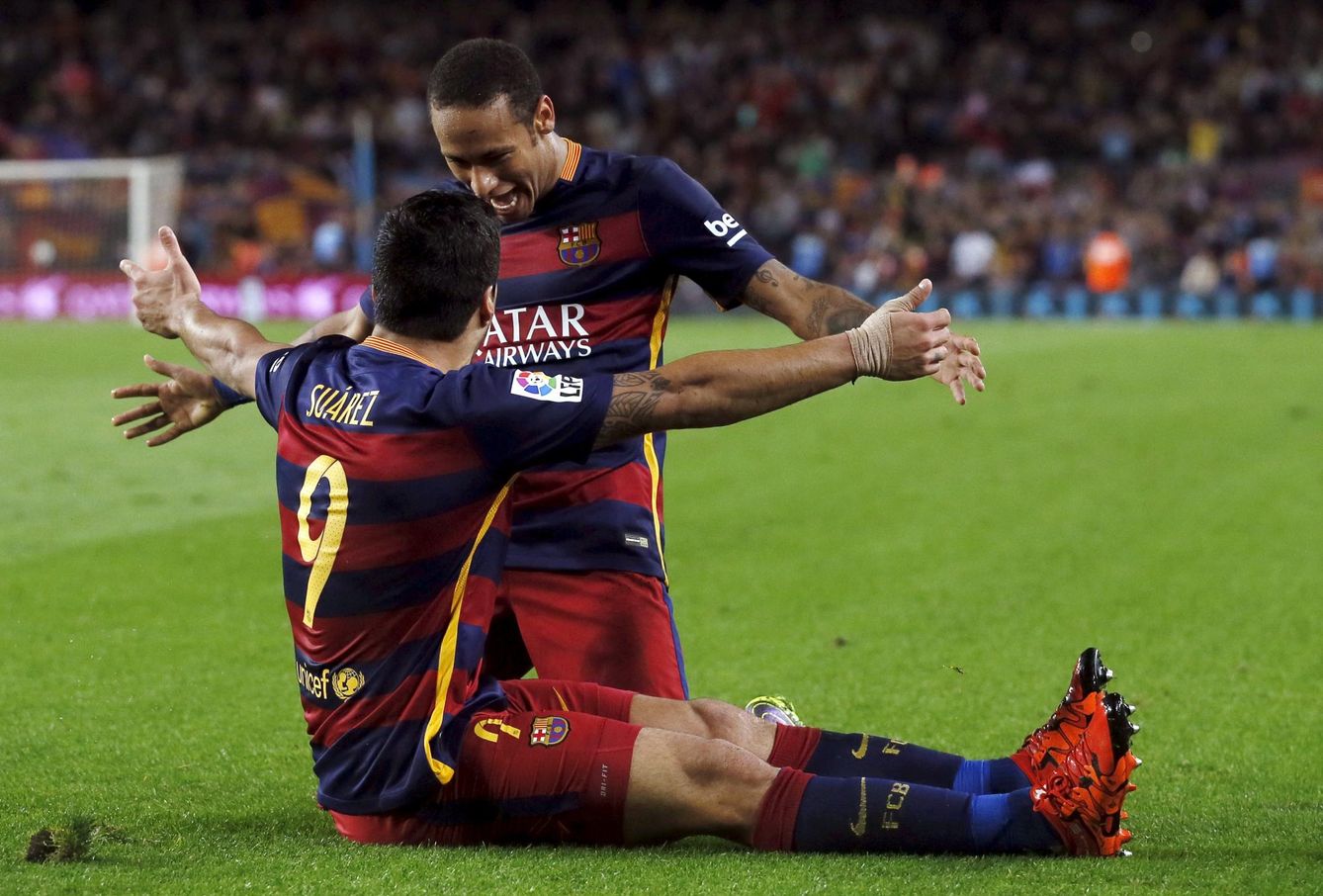 La relación entre Neymar y Suárez es excelente (Reuters).