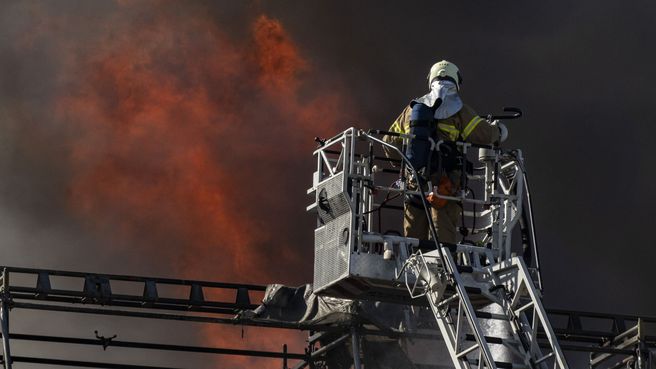Foto de Incendio de la bolsa en Copenhague