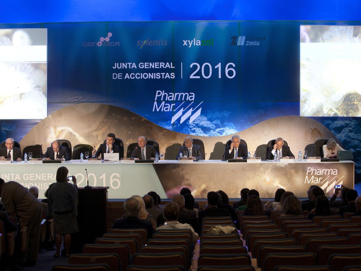 Foto: Junta general de accionistas del grupo pharmamar (EFE)