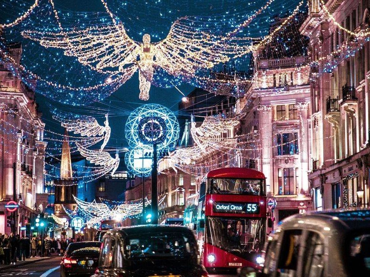 Foto: Luces de navidad de Londres. (Jamie Davies para Unsplash)