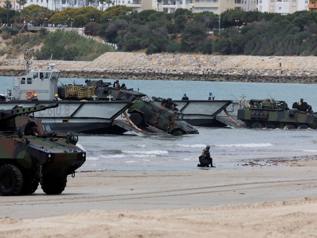 Foto: Maniobras militares de Armada y la OTAN en Rota. (Reuters/Jon Nazca) 